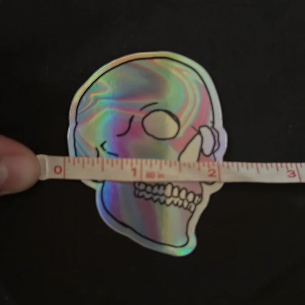 Holographic skull stickers/decals